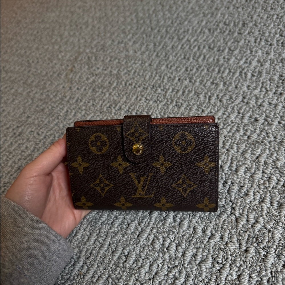 Louis Vuitton Brown and Gold Monogram Card Holder